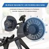 Magnetic Air Rowing Machine with 16-Level Resistance and LCD Monitor