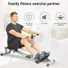 ZHCCCJBOY Rowing Machine Hydraulic Rowing Machine LCD Monitor