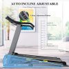 Treadmill Auto Incline Folding Treadmill Machine Home Electric
