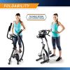 Marcy Foldable Recumbent Exercise Bike with High Backrest