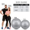 Exercise Ball (65-75CM), AMBOR Extra Thick Anti-Burst & Non-Slip