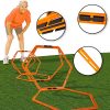 SEA GIANT Hexagonal Speed & Agility Rings,Hexagonal Training Ladder