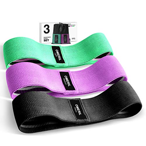 Non-Slip Exercise Bands Elastic Resistance Loops Bands