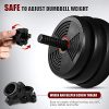 MOVTOTOP Dumbbells Set, 2 in 1 Barbell Weight Set