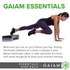 Gaiam Essentials Exercise Step Platform Aerobic Stepper Bench