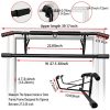 MUSCOACH Pull Up Bar for Doorway with Angled Grip Door Frame