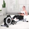 MaxKare Magnetic Rower Rowing Machine 16 Level Tension