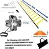 Sports Agility Training Set - Elevate Your Performance with Adjustable Rungs, Resistance Parachute, and More