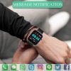Heart Rate Monitor Blood Oxygen Meter Sleep Step Tracking Smart Watch