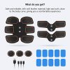 Abs Stimulator Muscle Trainer, Rechargeable Muscle Toner