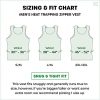Kewlioo Men's Heat Trapping Zipper Sweat Enhancing Vest