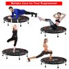 FirstE 40'' Portable Fitness Trampolines, Foldable Mini Trampoline