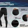 Willit Men's Active Yoga Leggings Pants Dance Running Tights