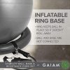 Gaiam Balance Ball, Base, Resistance Band Kit