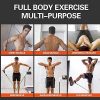 11PCS Resistance Bands Set, Fitness Exercise Bands with Door Anchor