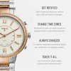 Fossil Q Women's Virginia Two-Tone Stainless Steel Hybrid Smartwatch