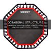 ONETWOFIT 51" Silent Trampoline with Adjustable Handle Bar