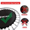 BCAN 38" Foldable Mini Trampoline, Fitness Trampoline
