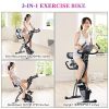 Exercise Bike Stationary Bike Foldable Magnetic Upright Recumbent