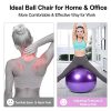 Yoga Ball for Balance, Fitness, Stability, Workout at Home
