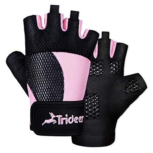 Trideer Breathable Workout Gloves Women, Weight Lifting Gloves