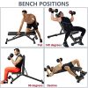 MANERSON Adjustable Weight Bench Full Body Workout