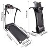 AW Folding Electric Treadmill Portable Running Walking Treadmill