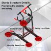 Yoleo Adjustable Power Tower Dip Station Pull Up Bar