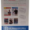 WellnessCo Medicine Ball, 8 lb, Weighted, Non-Slip Grip