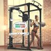 MaxKare Power Rack Power Cage with LAT Pulldown