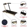 ASUNA Space Saving Treadmill, Motorized with Speakers