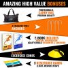 Invincible Fitness Agility Ladder Training Equipment Set