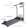 Folding Treadmill, Electric Running Machine with LCD Monitor