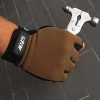 Workout Gloves Men with Wrist Support Camo Cotton Weight