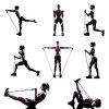 RitFit Single Resistance Exercise Band with Comfortable Handles