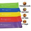 Resistant Bands for Working Out – Non-Latex Exercise Bands for Legs and Butt