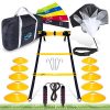 Invincible Fitness 20ft. Agility Ladder Set - Includes 10 Cones