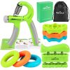 LDGFLY Hand Grip Strengthener Kit with Finger Exerciser