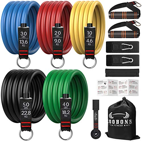 Resistance Bands with Handles - Exercise Bands Set for Working Out