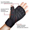 Portzon Weight Lifting Gloves, Workout Gloves for Men & Women