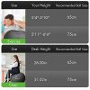 Trideer Ball Chair – Exercise Stability Yoga Ball with Base for Home