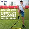 Yes4All Agility Ladder – Speed Agility Training Ladder with Carry Bag