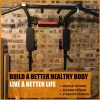 UMIKOOL Multi-Function Wall Mounted Pull Up Bar Dip Station