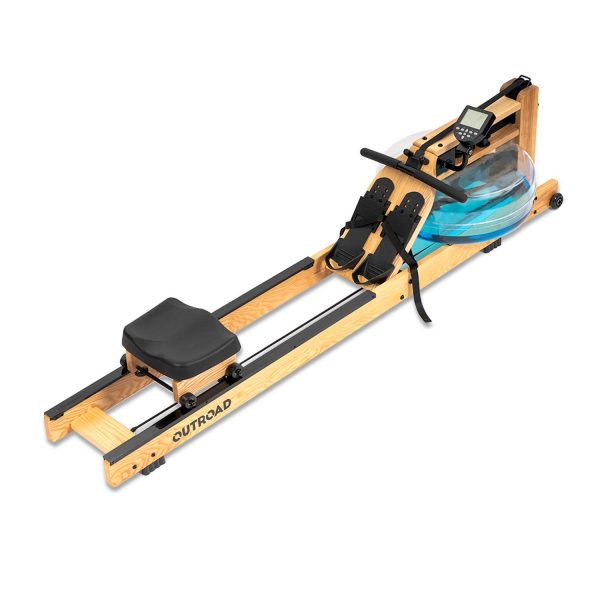 Max4out Water Rowing Machine, Ash Wood Water Rower