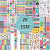 Planner Stickers Pack - 28 Sheets / 1378 Stickers