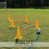 OTTO Adjustable Hurdle Cone Set - Sports Cones for Agility Training