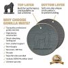 Premium Extra Large Exercise Mat - 7' x 5' x 1/4" Ultra Durable