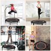 ANCHEER Foldable 40" Mini Trampoline Rebounder with Adjustable Legs