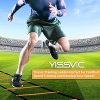 YISSVIC Agility Ladder and Cones 20 Feet 12 Adjustable Rungs