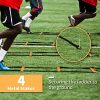 YISSVIC Agility Ladder and Cones 20 Feet 12 Adjustable Rungs